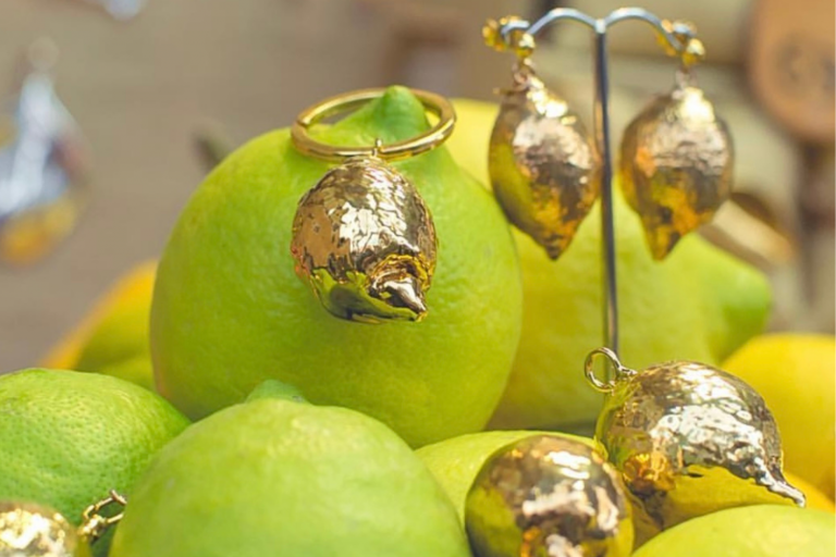 limón oro colección paparajote de oro-joyería dpiedra