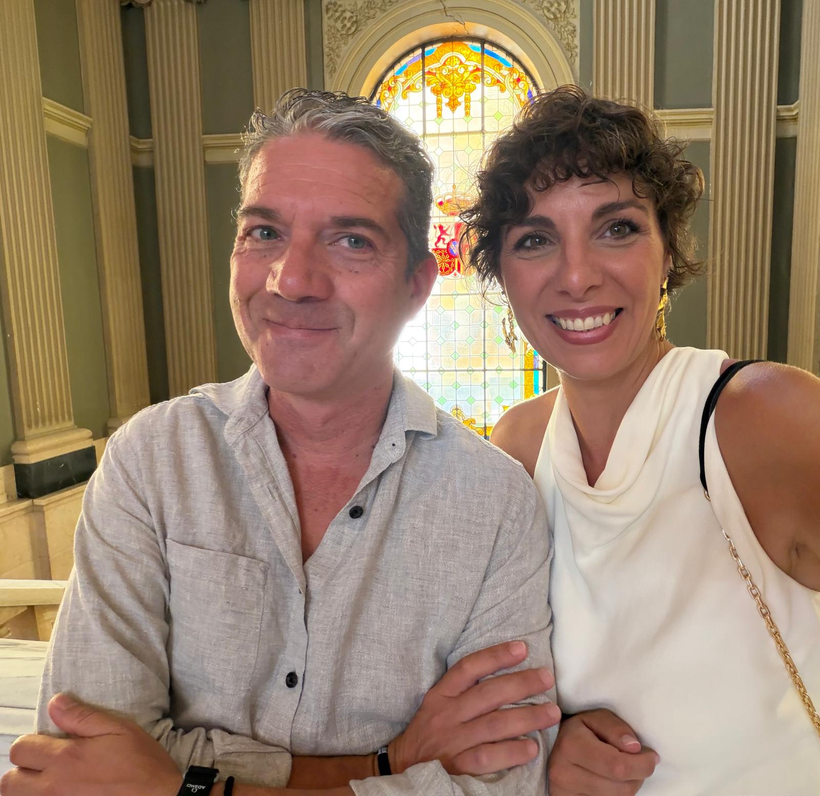 Cristina y Guillermo en el Real Casino de Murcia
